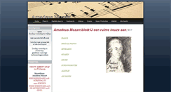 Desktop Screenshot of amadeusmozart.be